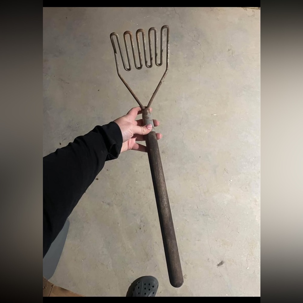 Old rustic Potatoe masher